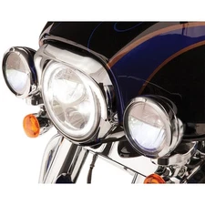 Ciro Chrome Headlight Bezel - 45210