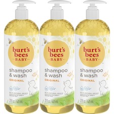 Burt's Bees Baby Shampoo and Wash, Original, Tear Free, Pediatrician Tested, 98.