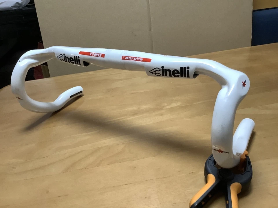 Руль Cinelli Φ31.8 NEO morphe L=400 Drop Handle Carbon Aero белый - Изображение 2 из 4