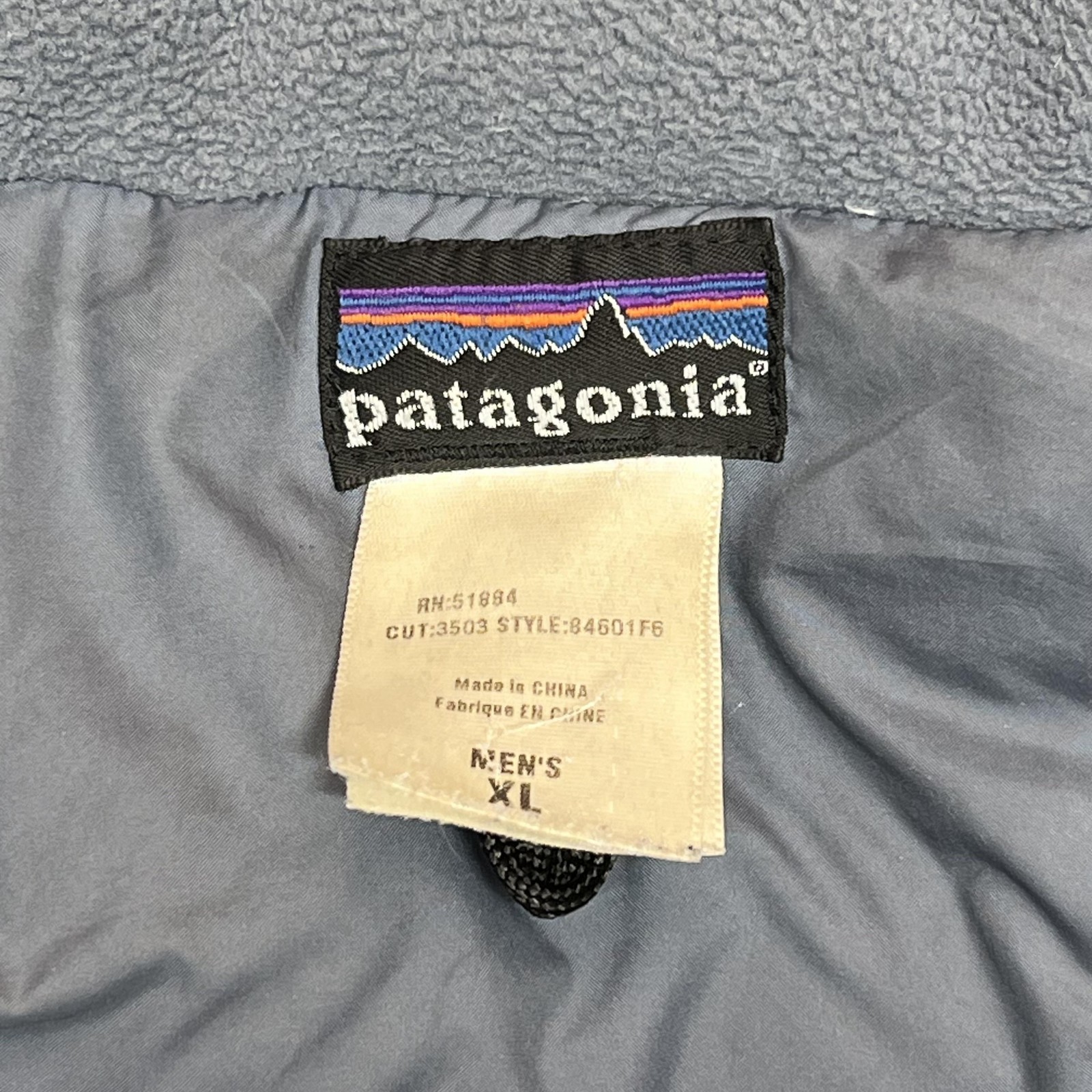Vintage Patagonia Jacket Mens XL Black Down Puffer Insulated Full Zip 2006 Rare image 5