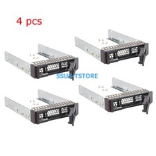 Lot of 4 Lenovo 2.5" SAS SATA Hard Drive Tray Caddy for ST250 ST550 SR550 SR650