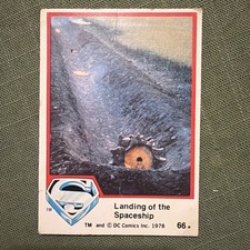 Superman, The Movie, 1978 Collectors Card No 66. Good Condition