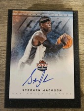 2013 Past & Present Stephen Jackson Modern Marks Autograph card