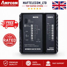 Network CABLE Tester RJ45 Ethernet Test Tool Cat5 Cat5e Cat6 Cat7 RJ11 RJ12 UK