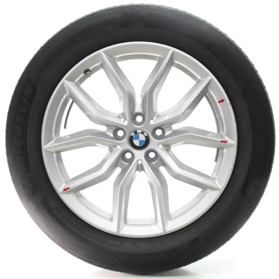 BMW X5 G05 X6 G06 Winterräder V-Speiche 734 Michelin 265/50R19 DOT21 6880685 - Bild 2 von 4