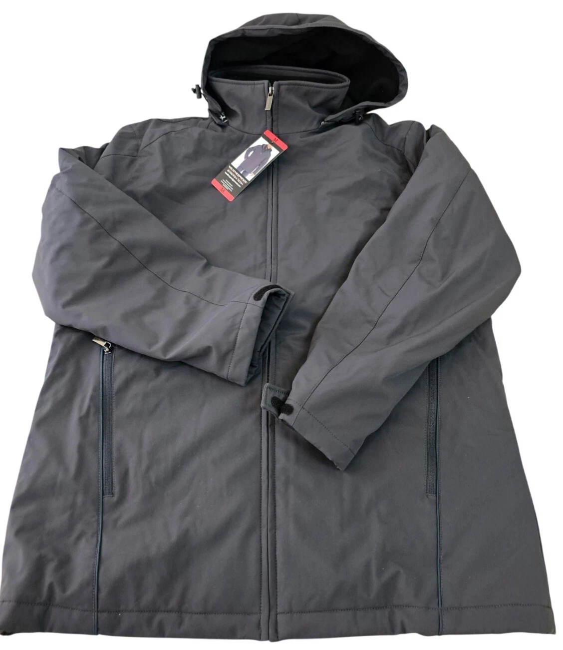 Weatherproof Men's Stretch Ultratech Windproof Winter Jacket Grey MD / MEDIUM image 1