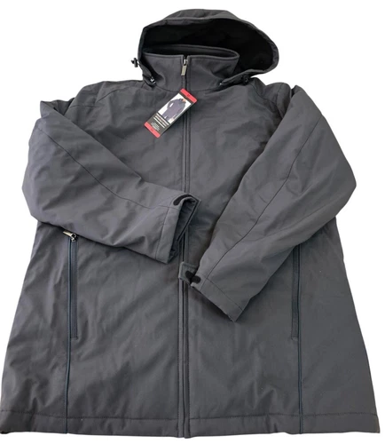 Weatherproof Men's Stretch Ultratech Windproof Winter Jacket Grey MD / MEDIUM video thumbnail