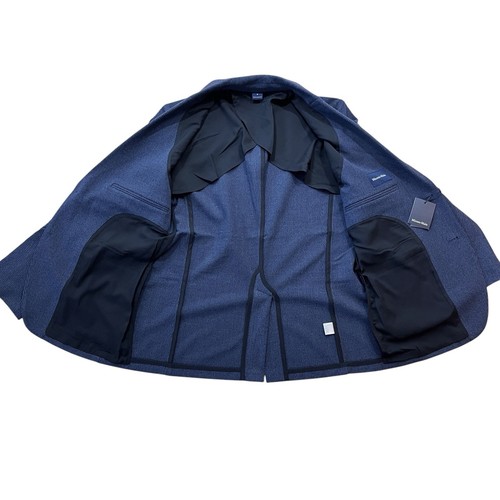 New w/ Tag Mizzen & Main Watson Suit Jacket Size Medium Regular Navy Gun Check - Picture 5 of 13