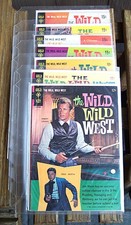 Vintage Gold Key Comic Lot The Wild, Wild West  Complete Set #1-7,  Photo Covers