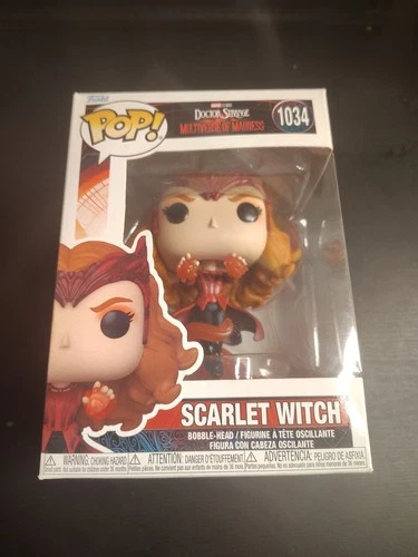 Funko POP Scarlet Witch #1034 Marvel Doctor Strange Walmart Excl 2 Left Hands