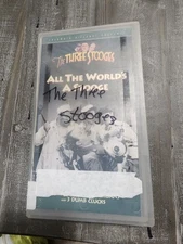The Three Stooges ALL THE WORLD'S A STOOGE VHS 1993