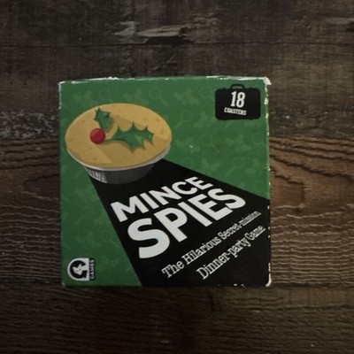 Ginger Fox Mince Spies Festive Themed Coaster Card Party Game RARE COMPLETE