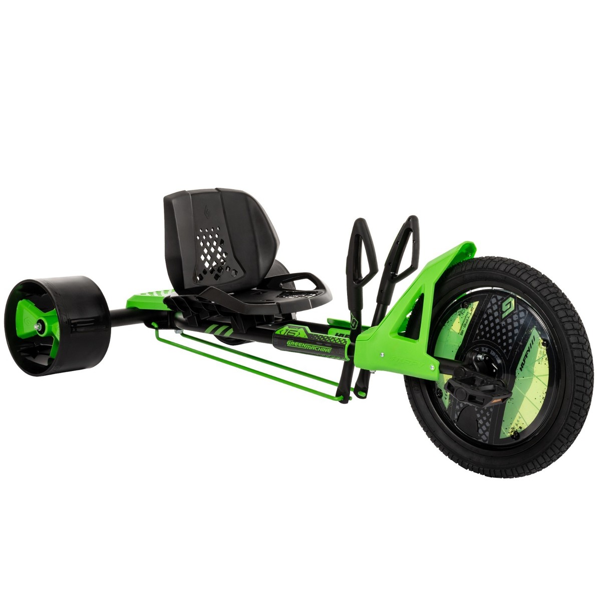 Huffy 16  Green Machine Drift Trike, Ages 5-8 Years Old, Green