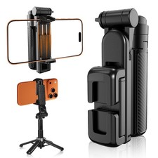Pocket Tripod, 3-in-1 Portable Selfie Stick Tripod with Remote, 360 Rotation...