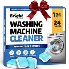 Washing Machine Cleaner Tablets 24 Pack - Deep Cleaning Tablets for Front  T...
