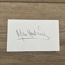 Mike Hendrick - England - Nicely Signed Autograph Card