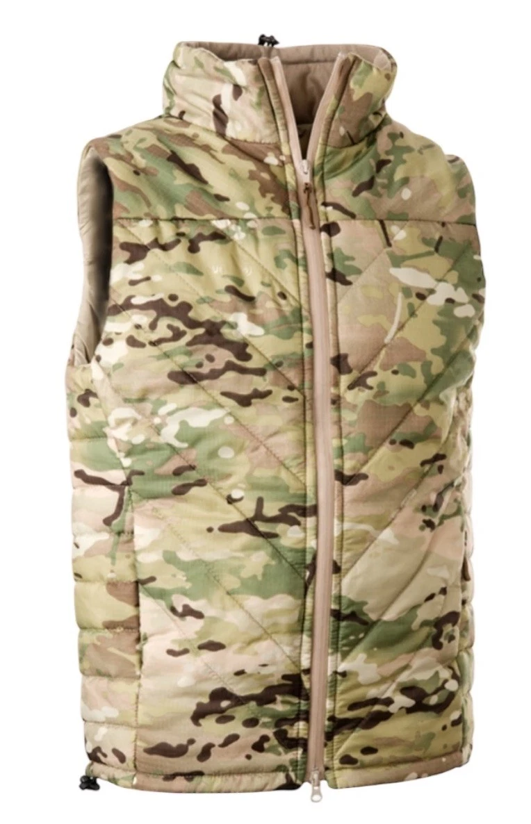 Military Canvas Puffer Vest large ASKYURSELF / military canvas