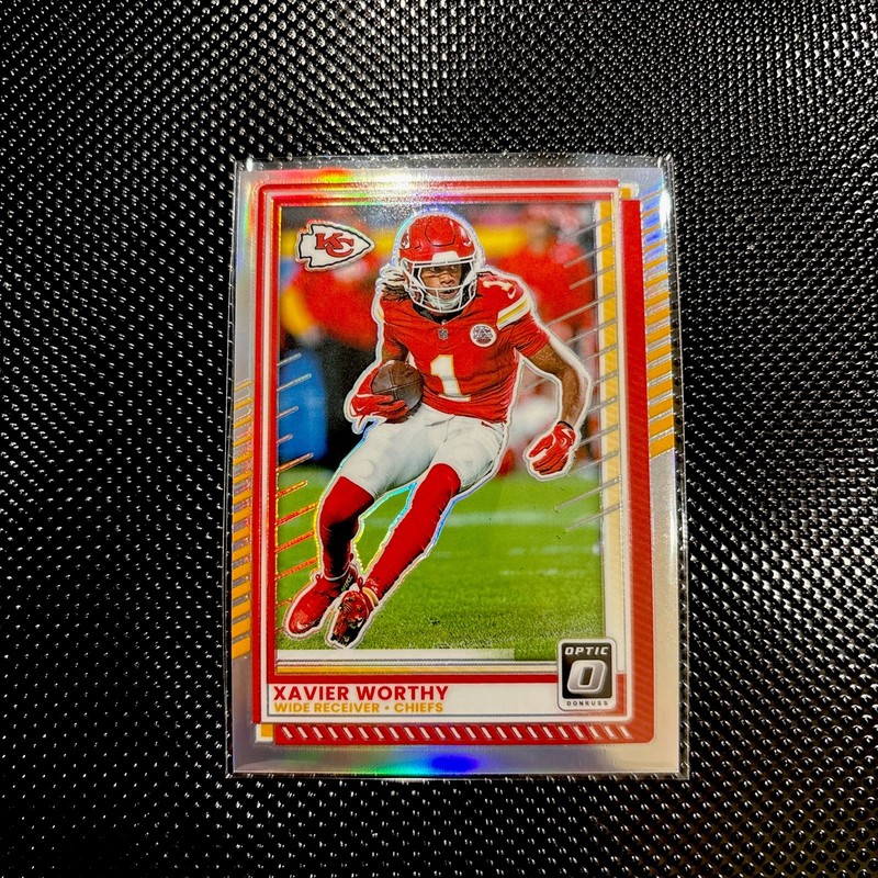 2025 Panini Donruss Optic - Xavier Worthy Holo Prizm (RC)