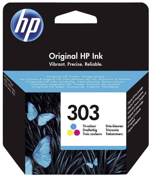 T6N01AE Original Hp Druckkopfpatrone Color (T6N01AE,T6N01AE#UUS,303,303C,303COLO-image