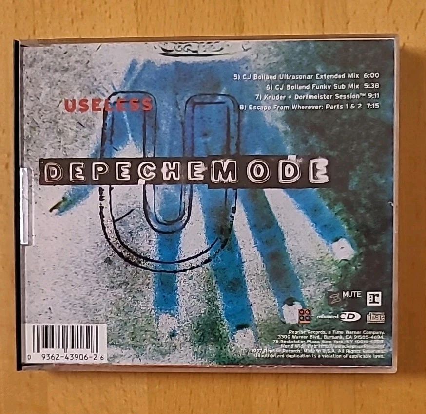 Depeche Mode Home Useless Maxi CD Enhanced USA Laserfile case neuwertig - Bild 2 von 4