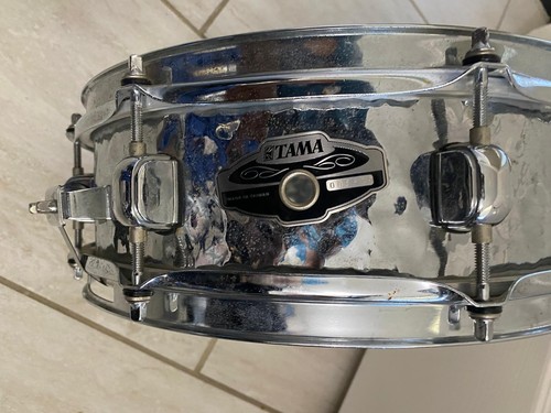 Tama hammered steel piccolo snare 4"