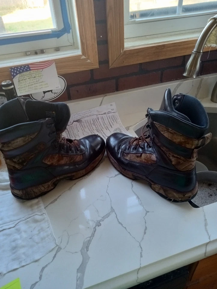 Carhartt Camouflage 8-inch Boot CMF8379 Composite Toe Men's Size 12 US NIB - Image 3 of 4