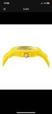Versus Versace Mens  Yellow 43mm Strap Fashion Watch