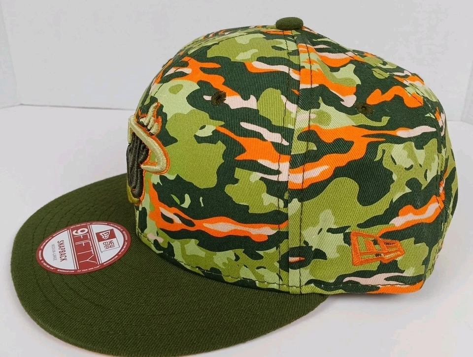 Gorra New Era Miami Heat NBA Camuflada 9FIFTY Snapback Edición Limitada Mediana - Grande Foto 2 de 4