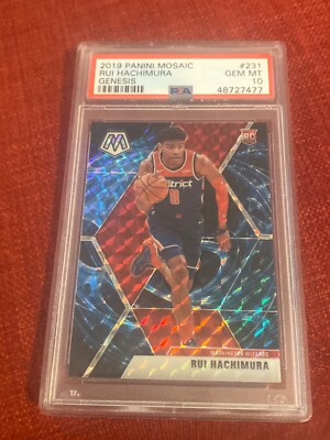 Rui Hachimura 2019 mosaic genesis #231 psa 10 | eBay