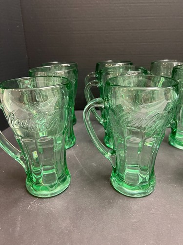 12er Set Libbey 14 Unzen Coca-Cola Griff Soda Brunnen schwere Gläser 6 3/8" - Bild 4 von 5