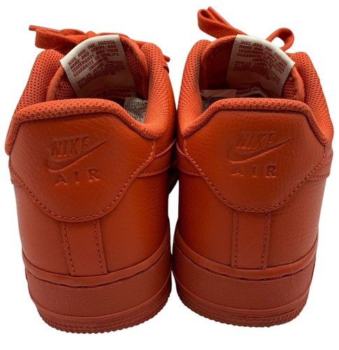 Nike Air Force 1 Sneakers basse triple rosse da uomo taglia 9,5 originali Swoosh DZ4442-800 - Foto 3 di 10