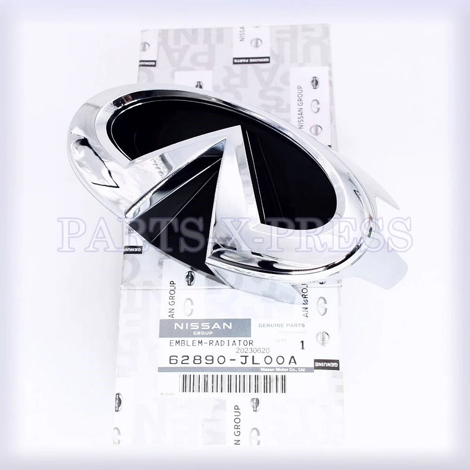 62890JL00A ORIGINAL NISSAN INFINITI G37 Q60 RADIADOR DELANTERO EMBLEMA INSIGNIA LOGOTIPO Foto 3 de 4
