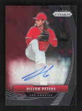 Dillon Peters 2020 Panini Prizm Game Ball Graphs Auto #GBG-DP
