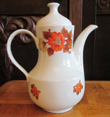 Kahla Kaffeekanne mit bunten Sommerblumen 0,8 l - 21 x 18 cm max.
