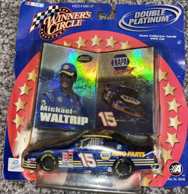 NASCAR WINNERS CIRCLE MICHAEL WALTRIP #15 1:43 DOUBLE PLATINUM