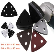 80mm 90mm Interface Pad Hook and Loop Soft Sponge Triangle Pad Polishing Sanding