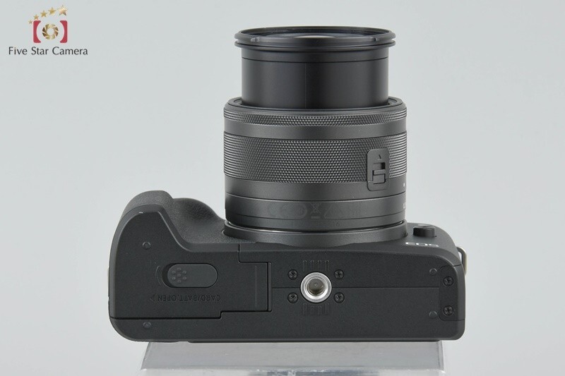 Mint!! Canon EOS Kiss M2 Black 24.1 MP EF-M 15-45 IS STM