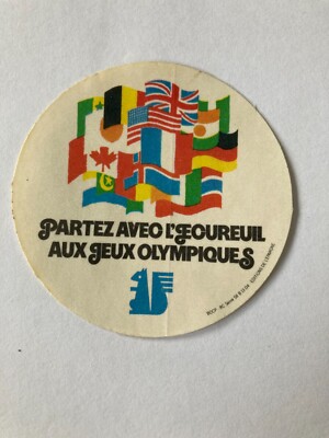 AUTOCOLLANT VINTAGE BANQUE CAISSE D'EPARGNE ECUREUIL STICKER french bank