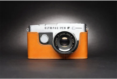 New Handmade Olympus PEN FT FV Leather Half Case Camera Retro Cover Insert Gift - Picture 8 of 20