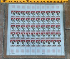 Planche Timbre N° 1771 50 Timbres 1973 1 F. Tricentenaire de la Mort de Molière