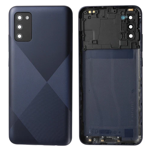 Custodia posteriore posteriore cover porta batteria con adesivo per Samsung Galaxy A02s A025F/M - Foto 12 di 16