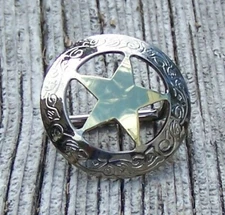 SLIDE Scarf Wild Rag Slide Western Cowboy Cowgirl Buckaroo Concho Texas Star