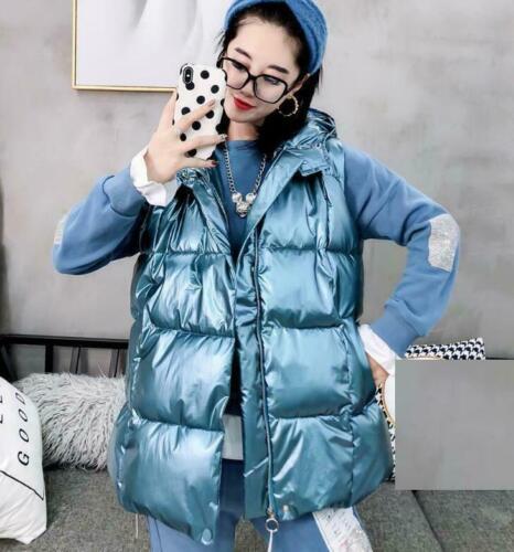 Women's Long Puffer Vest Cotton Sleeveless Puffy Jacket Women's Long Puffer Vest Cotton Sleeveless Puffy Jacket