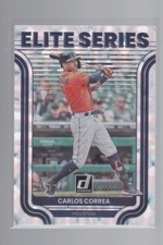 CARLOS CORREA 2022 PANINI DONRUSS SILVER ELITE SERIES CARD #ES-5 /349