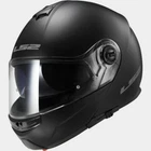 LS2 Strobe FF325 Modular Helmet Glossy White Matte Black Titanium