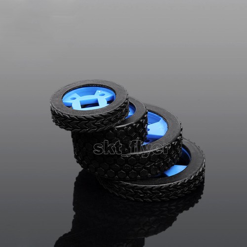 2pcs 70/47mm Rubber Car Tire Toy Wheels Model For Robotic Car Model Toy DIY - Picture 5 of 7