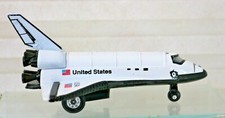 USA Space Shuttle Die Cast Model Strong Pull Back Action 5" 2518