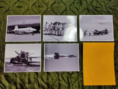 Lot de cinq photos d'avions X-15. NASA. Aviation nord-américaine. 8 x 10 copies  - Photo 1/5