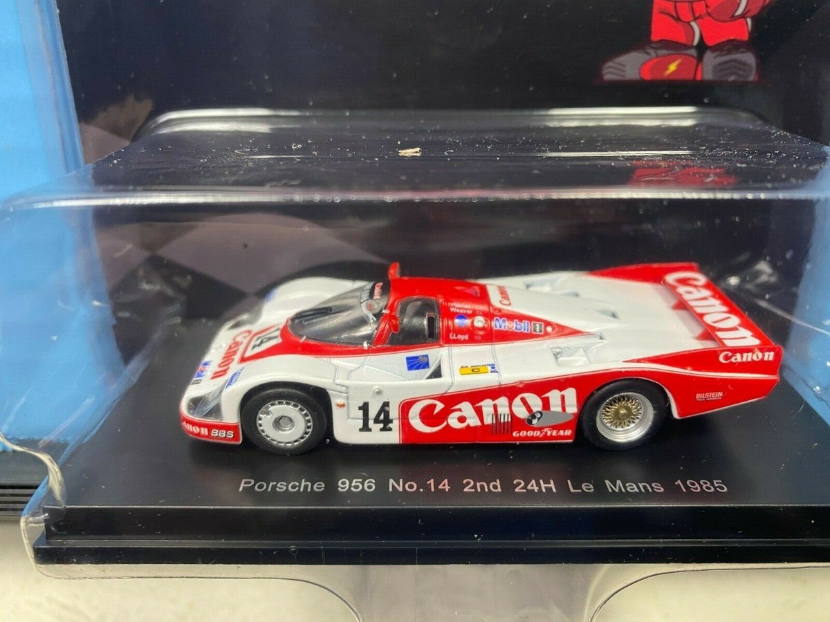 1/64 SPARKY PORSCHE 956 CANON #14 2ND 24H LEMANS 1985 RED AND