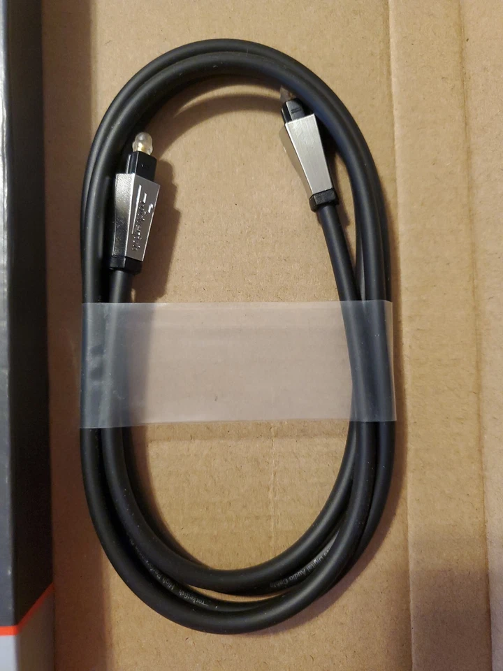 Rocketfish- 4' Toslink Optical Audio Cable - RF-G1221 Black  - Image 2 of 2